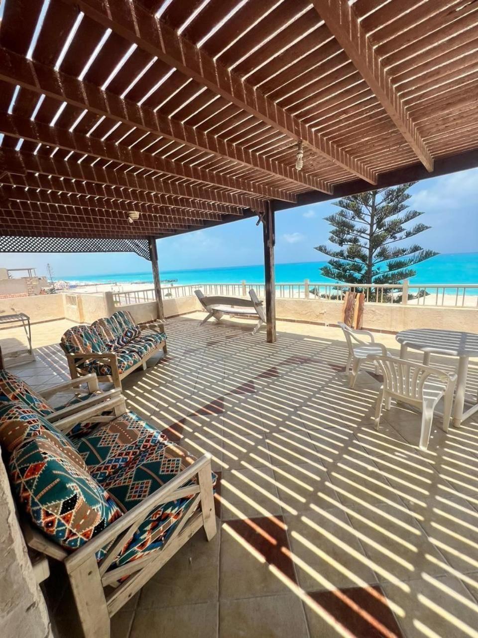 Willa Beachfront Chalet In Green Beach, North Coast El Alamein Zewnętrze zdjęcie